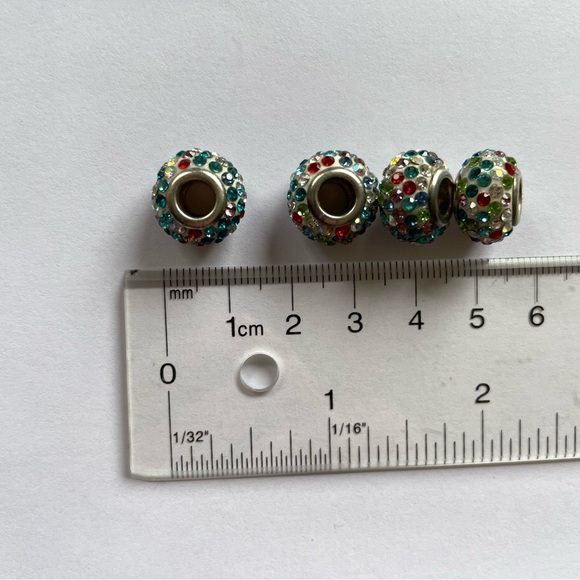 27 Silver Bracelet Charms Beads European Pandora Style - Picture 8 of 12